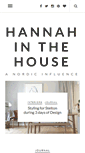Mobile Screenshot of hannahinthehouse.com